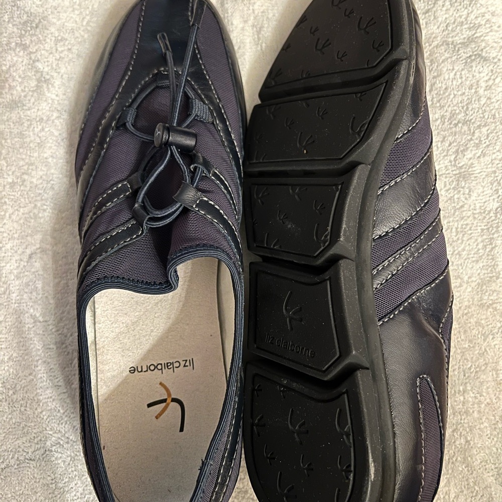 Liz Claiborne Navy Slip-On Casual Shoes